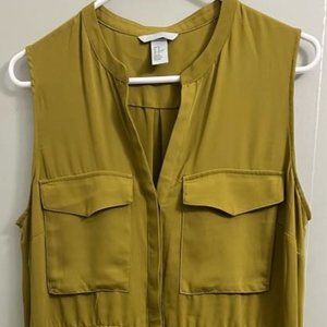 H&M Green Sleeveless Dress 12